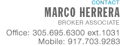 MARCO HERRERA, Broker Associate, Douglas Elliman Real Estate - Florida Real Estate