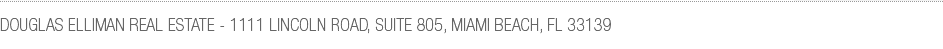 Douglas ELliman Real Estate - CJ Mingolelli, Broker Associate - Marco Herrera, Broker Associate.